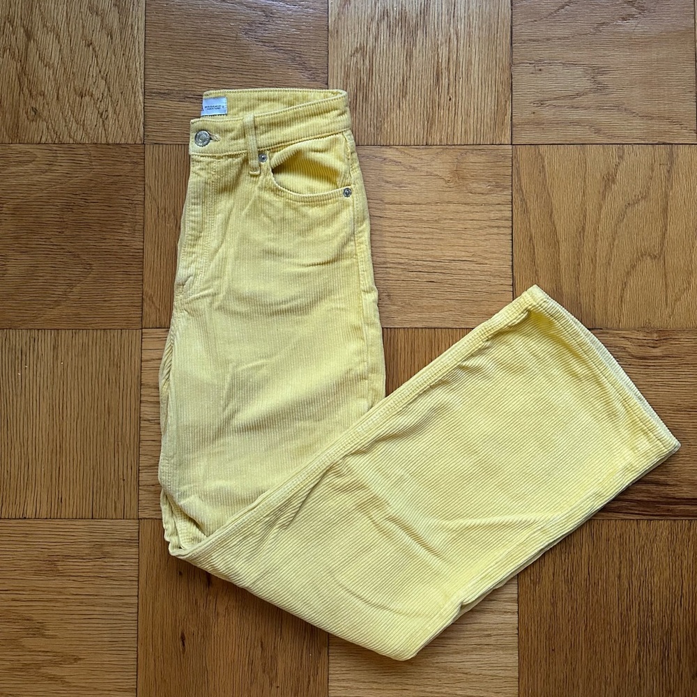 Yellow Corduroy Pants